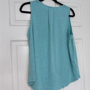 Aqua V-Neck Top